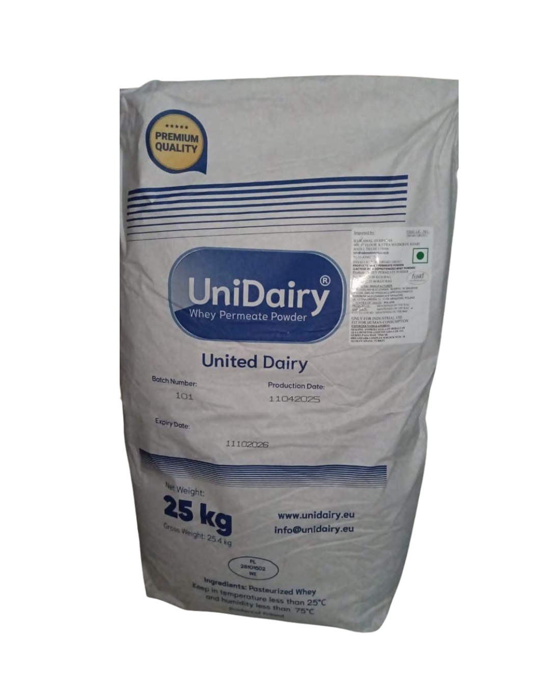 Unidairy Whey Permeate Powder Manufacturers in Delhi