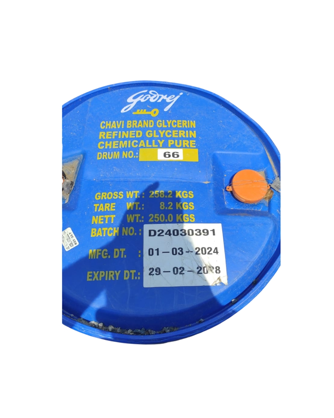 Godrej Glycerine Drum 250kg