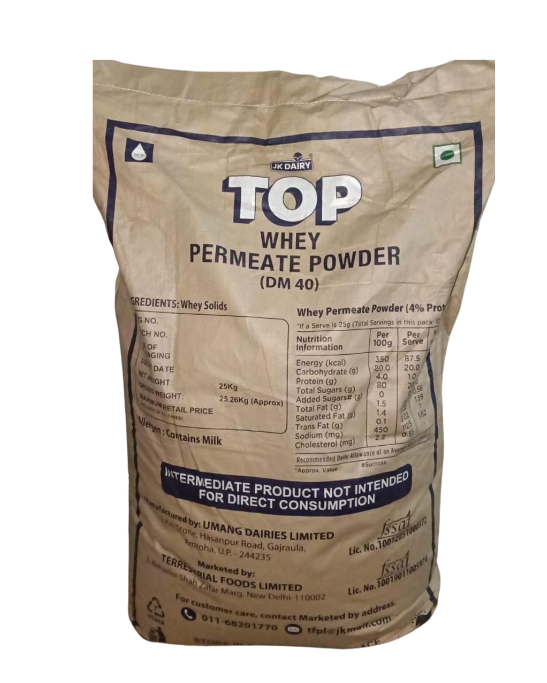 Top Whey Permeate Powder