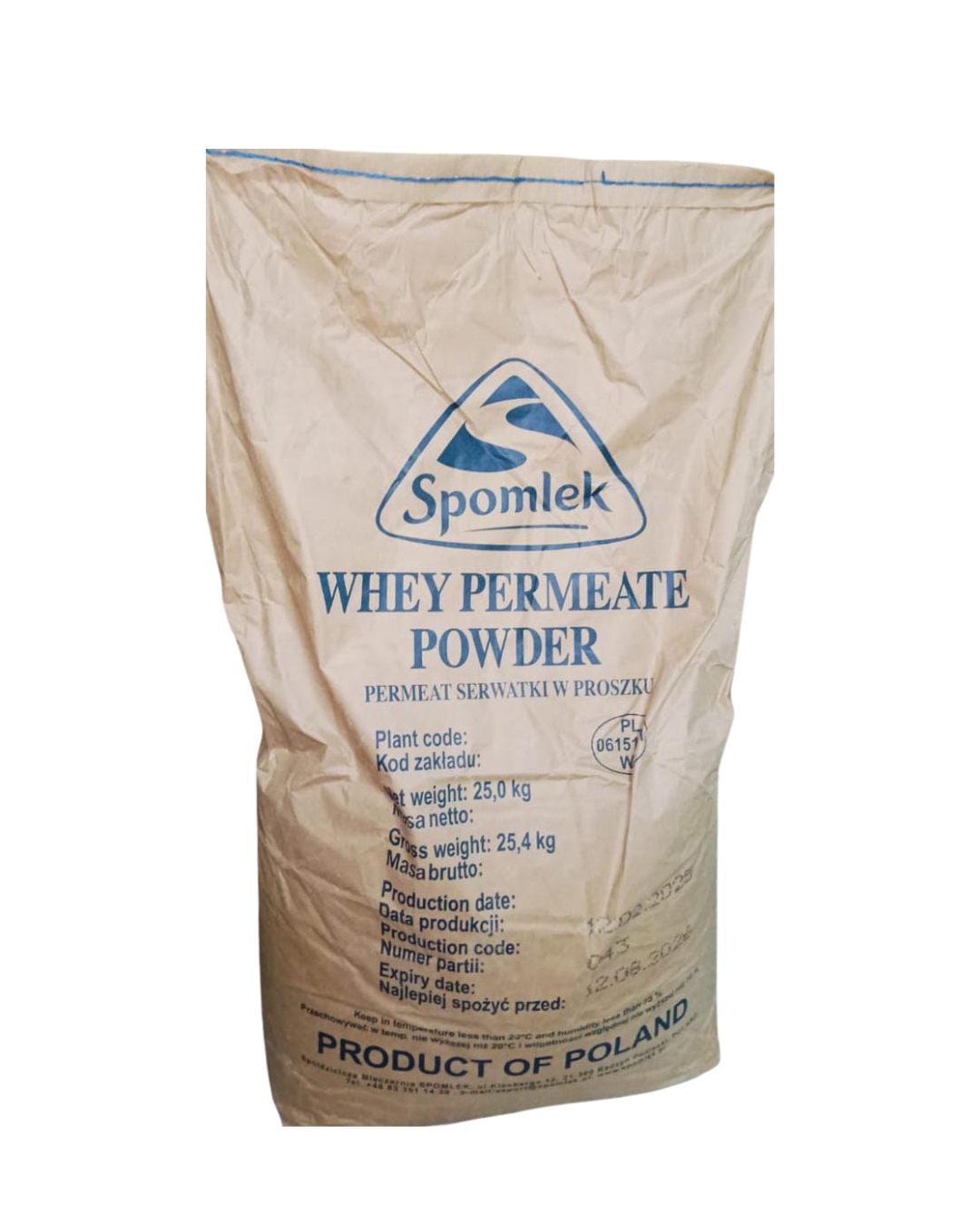 Spomlek Whey Permeate Powder